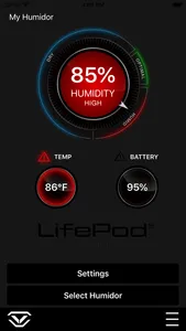 Vaultek LifePod Humidor screenshot 5