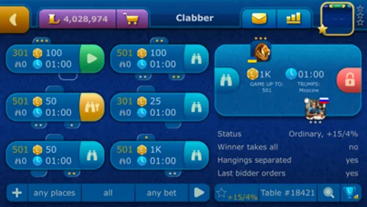 Online Clabber LiveGames screenshot 3