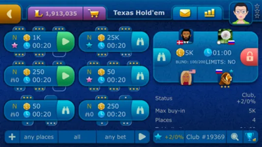 Online Poker LiveGames screenshot 3