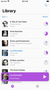 Audio Book Player - Okusana screenshot 1