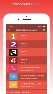 SwissRadioLive screenshot 0