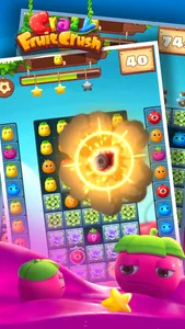 Crazy Fruit Crush - Match Game screenshot 1