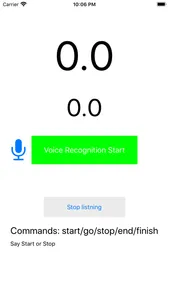 VoiceControlled_Stopwatch screenshot 0