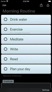 Morning Routine Checklist screenshot 0