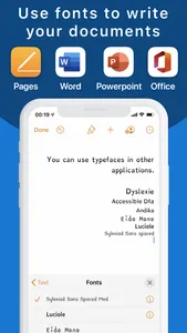 Navidys dyslexia reading font screenshot 6