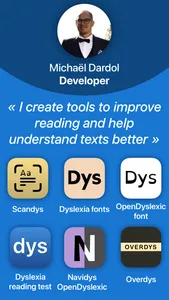 Navidys dyslexia reading font screenshot 7