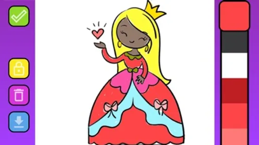 Princess Colouring Book screenshot 2