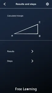 Triangle solver screenshot 1