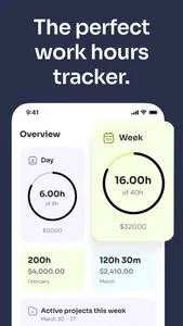 Hours Tracker: Work Timesheets screenshot 0