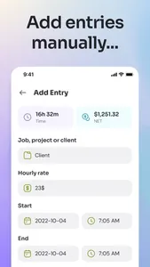 Hours Tracker: Work Timesheets screenshot 3