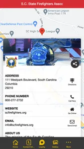 S.C. State Firefighters Assoc screenshot 1