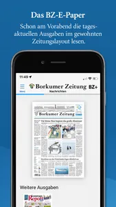 Borkumer Zeitung screenshot 1