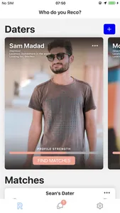Reco: a matchmaking app screenshot 1