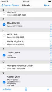 Contact Groups screenshot 2