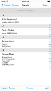 Contact Groups screenshot 3