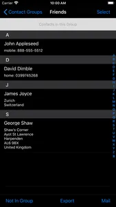 Contact Groups screenshot 8