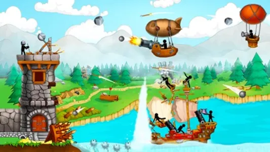 The Catapult: stick man game screenshot 0