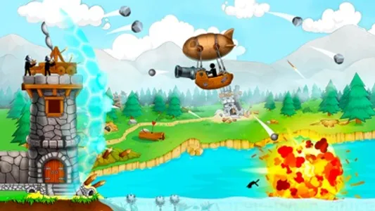 The Catapult: stick man game screenshot 4