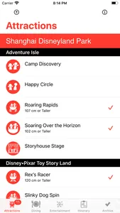 Theme Park Checklist: Shanghai screenshot 0
