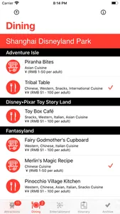 Theme Park Checklist: Shanghai screenshot 1