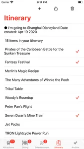 Theme Park Checklist: Shanghai screenshot 3