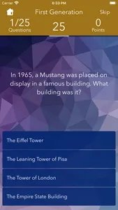 Mustang Trivia screenshot 2