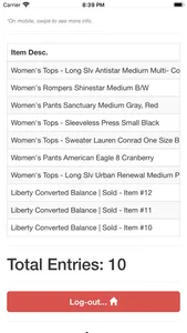 Consignor Login by Peeps screenshot 2
