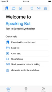 Speaking Bot - Text to speech screenshot 0