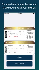 Virtual boarding pass screenshot 1