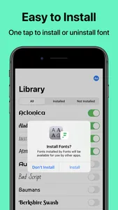 Fonts: Install New Fonts screenshot 1