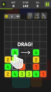 Drag And Merge Puzzle screenshot 2