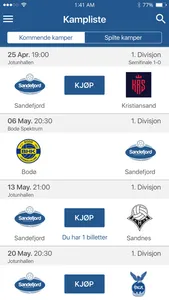 Sandefjord Håndball screenshot 1