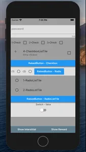 Mobile flutter widgets screenshot 1