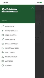 Rothkötter Stallapp screenshot 2