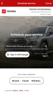 Toyota of Rockwall Dealer screenshot 1