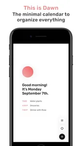 Dawn - Minimal Calendar screenshot 0