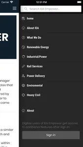 IEA EMPOWER screenshot 1