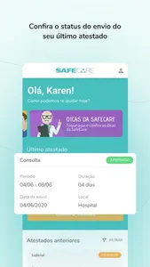 SafeCare Saúde screenshot 2