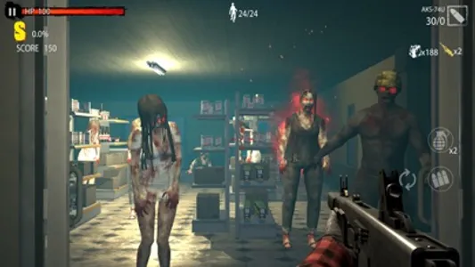 Zombie Hunter D-Day screenshot 1