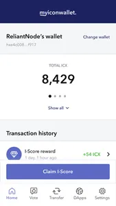 MyIconWallet screenshot 1