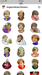 Angela Merkel Stickers Pack screenshot 1