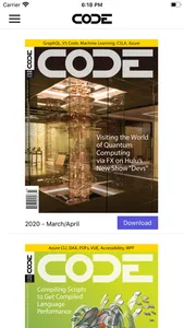 CODE Magazine Mobile screenshot 0