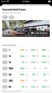 Singapore Buses screenshot 1