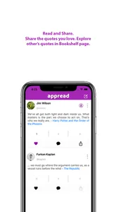 Appread: Book Quotes screenshot 1