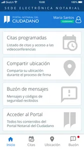 Portal Notarial del Ciudadano screenshot 1