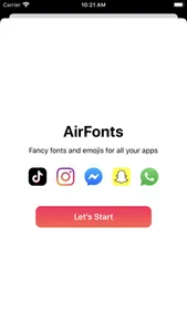 AirFonts: Fancy Fonts Keyboard screenshot 1