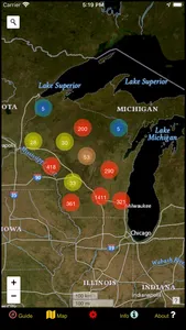 Wisconsin Mushroom Forager Map screenshot 1