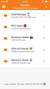 Satpile - BTC Balance Tracker screenshot 0