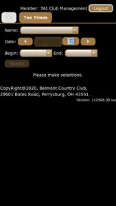 Belmont Country Club screenshot 3