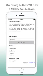 VAT Value Added Tax Validation screenshot 0